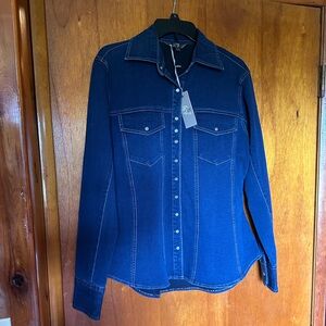 Goode Rider Denim Jean Shirt NWT